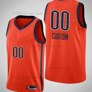 Impreso personalizado Diseño de bricolaje Camisetas de baloncesto Personalización Uniformes del equipo Imprimir letras personalizadas Nombre y número Hombres Mujeres Niños Jóvenes Oklahoma City003