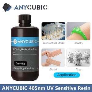 Printer Ribbons ANYCUBIC UV Sensitive Resin High Precision Quick Curing LCD 3D Printing Materials For P on Mono X 230227