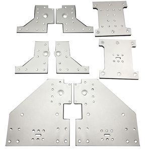 Fournitures d'imprimante Funssor ensemble de 8 plaques de portique en aluminium kit pour machine CNC Kyo's Sphinx Kyo Sphinx bricolage CNC ensemble de plaques en aluminium