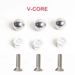 Imprimante Fourniture V-Embre 3,1 Pièces de plaque de lit Baule en acier d'agitation en aluminium - 12 mm - Vis de contre-contre-fraignes filetés V-core3.1