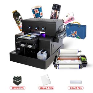 Imprimantes A4 UV DTF Imprimante UV Transfert Sticker AB Film Imperproofing UV DTF Machine d'impression Masse de tasse