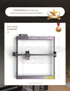 Imprimantes A5 PRO 40W CNC Laser Gravure Machines Pour Métal Bois Acrylique Acier Inoxydable CuttingPrinters