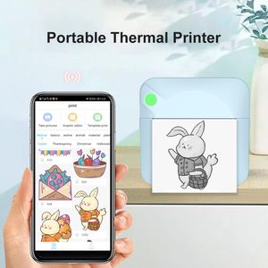 Imprimantes C17 imprimante thermique portable mini imprimante de photos pour le bureau à domicile multifonction des microousb portable