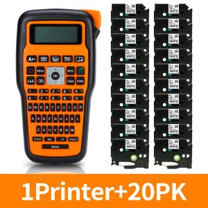 Imprimantes e1000 pro portable Machine Machine Wireless Qwerty Symboard Industrial Labeller compatible TZ231 TZ Brother Label Imprimante