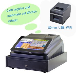 Imprimantes Logiciel de POS gratuit 10 pouces écran tactile Caisse enregistreuse avec imprimante thermique scanner connectable et imprimante de cuisine