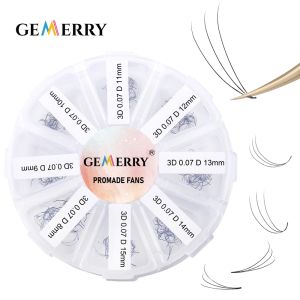 Imprimantes gemery 520 pcs ventilateurs en vrac fans de pré-même las les extensions de coussin de cluster de tige étroite aiguë à grande capacité