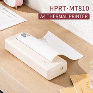 Impresoras HPRT MT810 A4 Impresora de papel Termal Impresión Termal Wireless BT Connect Compatible con iOS y Android Mobile Photo Printer