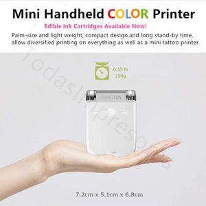 Imprimantes Kongten Mbrush Handheld Color Imprimante portable Mini INKJET IOS Mobile Imprimante DIY Code étiquette Symbole