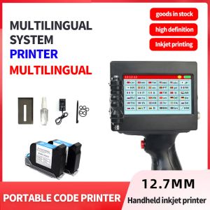 Impresoras Nuevas pantalla táctil inteligente impresora de tinta impresora múltiple impresora multilenguaje pequeña codificación digital automático Número de lote Código QR Código