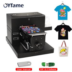 Imprimantes oyfame A4 dtg imprimante t-shirt Machine d'impression pour vêtements sombres et légers