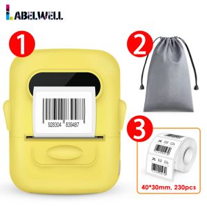 Imprimantes P50 Imprimante d'étiquette sans fil Portificateur de marque-étiquette thermique portable similaire à MarkLife P50 DIY Adhesive Label Sticker for Phone Home