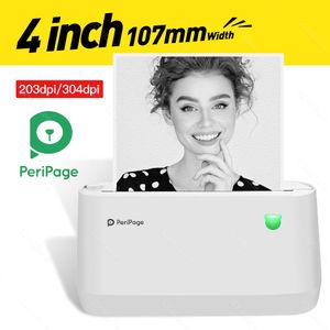 Primantes Peripage A9 (S) Max 107 mm Mini Pocket Photo Thermal Imprimante Portable Thermal Bluetooth Imprimante mobile Android iOS Phone Windows