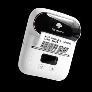 Imprimantes Phomemo M110 Maker Maker Portable Mini Mobile Phone Sticker Label Imprimante pour Android iOS avec rouleau en papier 40x30mm
