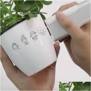 Impresoras Tatuaje portátil Impresión Pluma DIY Patrón Conexión inalámbrica personalizada Wifi Smart Mini Impresora de inyección de tinta Drop Delivery Comput DHSPI