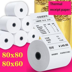 Imprimantes papier à réception thermique 80x80 80x60 mm Papier pour 80 mm Big Paper Warehouse Imprimante thermique pour supermarché POS Machine Paper Imprimer