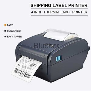 Printers Thermal Shipping Labels Printer 4 Inch Desktop 4x6 Barcode Express Label Stickers USB Bluetooth 40110mm Width Waybill Printer x0717