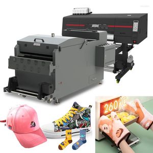 Impresora 60Cm DTF Pet Film Printer Dual Head 4720 Powder Shaker Drying