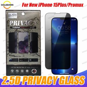 Privacy Screen Protector Anti-Spy Tempered Glass For iPhone 15 14 Plus 13 12 Mini 11 Pro XS Max Xr 7 8 6 Plus Samsung A02 A20 A32 A71 With Retail Package