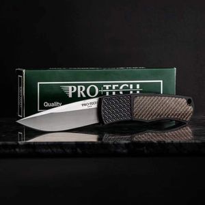 Pro-Tech / Whiskers BR-1.51 Magic Bolster Release Auto Pliage Couteau 3,1 