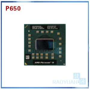Processeur ordinateur portable processeur processeur AMD PHENOM P650 HMP650SGR23GM P650 CPU double noyau 2,60 GHz 2 Mo L2 Socket Cache S1 (S1G4) PGA638