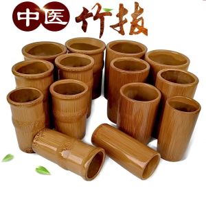 Produits Médecine chinoise Pot spécial tube de bambou carbonisé réservoir ventouses pour Massage du dos Salon de beauté ménage grand moyen petit ensemble