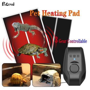 Productos Mascotas Hoja de calentamiento rápido reptil almohadilla eléctrica caliente terrario controlador de temperatura ajustable esteras incubadora herramientas 220V