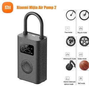 Produits Xiaomi Mijia Pompe à air 2 Portable Universal Electric Air Compressor Tire Capteur MI Trésor gonflable pour le football automobile