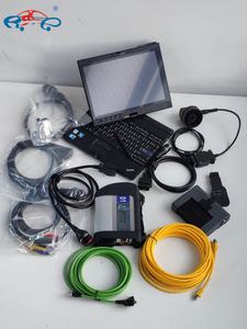Outils de diagnostic automatique professionnels MB Star SD compact C4 ICOM A2 Câbles HDD 1TB et ordinateur portable multiplexeur X220T I5 8G Écran tactile pour les voitures BMW Mercedes