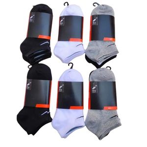 Chaussettes pour hommes chaussettes courtes coton classique noir et blanc sport motifs géométriques chaussettes pour hommes chaussettes de saison à la mode et décontractées