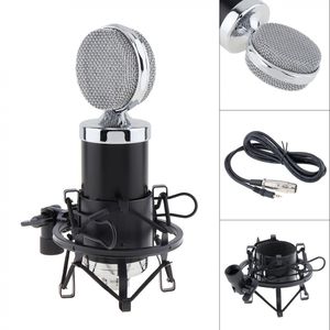 Microphone à condensateur professionnel BM 5000 avec contrôle de Circuit et tête à grand diaphragme plaquée or pour KTV/Studio