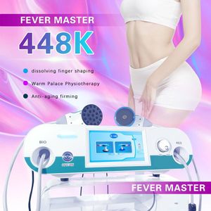 Machine anti-âge professionnelle d'élimination des graisses Deep Fever Master 448Khz avec contrôle de la température RET BIO diathermie dispositif de gestion du corps de beauté