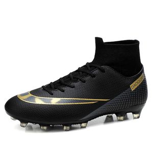 Professional Football Shoes Women Men High Top AG TF Outdoor Soccer Boots Youth Anti Slip Turf Indoor Training Shoes