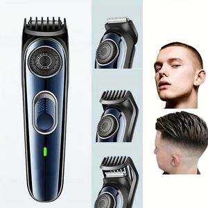 Cortapelos profesional Kit de recortadora de cabello para hombres Kit de corte de cabello para peluquero inalámbrico Fade Clipper, Beard T Outliner Trimmers Kit de aseo para corte de cabello