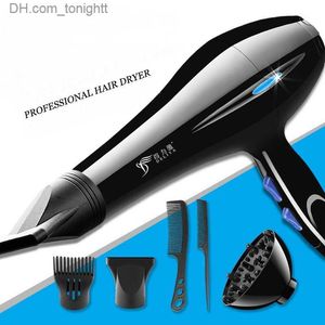 Sèche-cheveux professionnel Forte puissance Séchage rapide Salon de coiffure Outils de coiffure Air froid chaud 5 vitesses de réglage Souffleur électrique Q230829