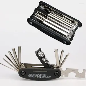 Conjuntos de herramientas de mano profesional Ciclo de montaña Enchufe portátil Llave multiusos Bicicleta Destornillador múltiple Bicicleta de motocicleta Allen Fix Touring