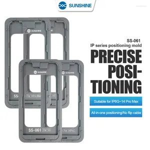 Conjuntos de herramientas de mano profesionales SUNSHINE SS-061 Molde de posicionamiento Material de aleación de aluminio preciso Adecuado para iPhone 6G-14 Pro Max Laminación