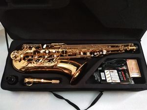 Profesional de alta calidad a estrenar T-902 saxofón tenor BTune llave dorada saxofón tenor boquilla gratis