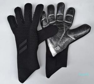 Professional Kids' Men's Goalkeeper Gloves with Thick Latex and Without Finger Protection for Football Training