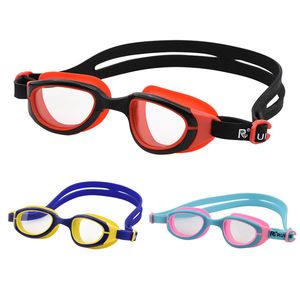 Lunettes de natation professionnelles pour enfants, Anti-buée, transparentes, étanches, pour garçons et filles, étuis à lunettes en Silicone pour enfants