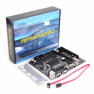 Placa base profesional de envío gratuito H55 A1 LGA 1156 DDR3 RAM 8G Placa base para computadora de escritorio Placa base de 6 canales