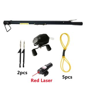 Redgreen Laser Fishing Télescopic Slings Fish Dart BL25 Scroll Outdoor Hunting Shooting Package Adult Game 240412