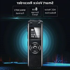 Livraison gratuite Enregistreur vocal numérique intelligent professionnel Portable caché HD Sound Audio Enregistrement téléphonique Dictaphone Enregistreur MP3 Edqtt