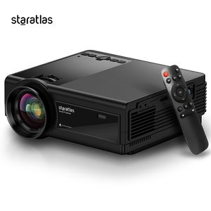 Projecteur avec WiFi et BT 5G natif 1080P Home cinéma vidéo Portable extérieur Compatible USB VGA téléphone 231226