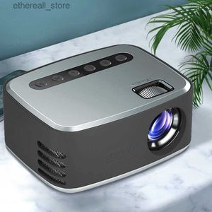 Projecteurs 1080P vidéo projecteur multimédia Home cinéma projecteur de film adapté pour Home cinéma extérieur projecteur USB US Plug Q231128