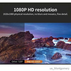 Projecteurs 4K Projecteur HD 1080p 380ansi P40 Android Cinema Home Theatre Outdoor Portable Projetor for Mobile Phone with WiFi BT