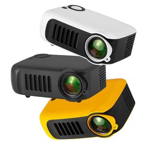 Projecteurs A2000 MINI projecteur Home cinéma cinéma Portable 3D LED vidéoprojecteurs jeu Laser Beamer 4K 1080P Via HD Port Smart TV BOX 231218