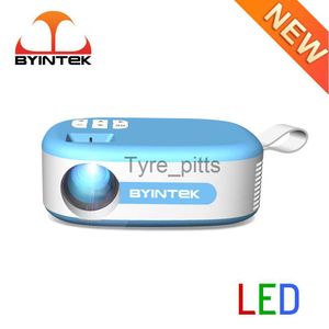 Proyectores Byintek C520 Mini Proyector LED HD 200 pulgadas Cine en casa Juego de cine de cine portátil Proyector de video para 1080p Cinema x0811