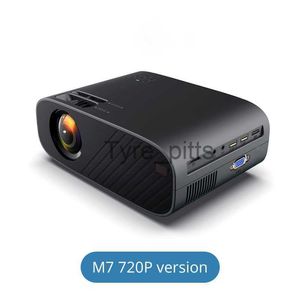 Projecteurs Everycom M7 Mini Projecteur 1920 * 1080p Prouver vidéo LED pris en charge pour la mise en miroir de téléphone mobile Android Home Theatre TV X0811