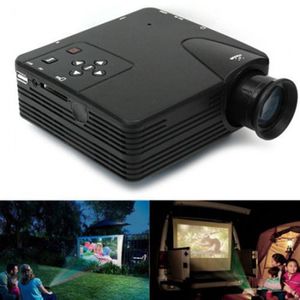 Projecteurs H80 Portable Mini 640X480 Pixels HD LED Prise en charge numérique 1080P Home Cinéma Théâtre Media Video Player US 230331