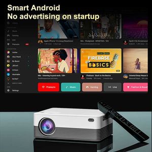 Projecteurs P35 Mini Projecteur programmable 1080p Full HD Video Digital Projecteur 5G WiFi Android 10 Projecteur 6000 Lumens Home Theatre Camping J240509